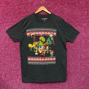 Nickelodeon Christmas Best Of Grey Tshirt size Extra Large